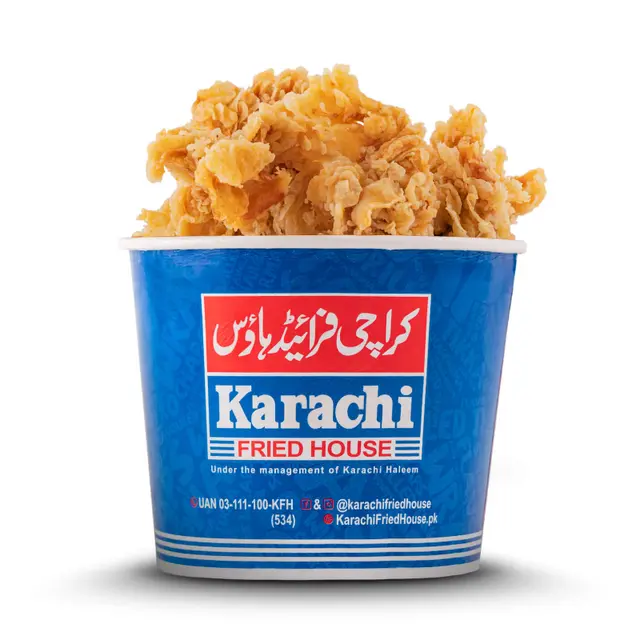 Spicy breaded Hot Shots box at Karachi Fried House